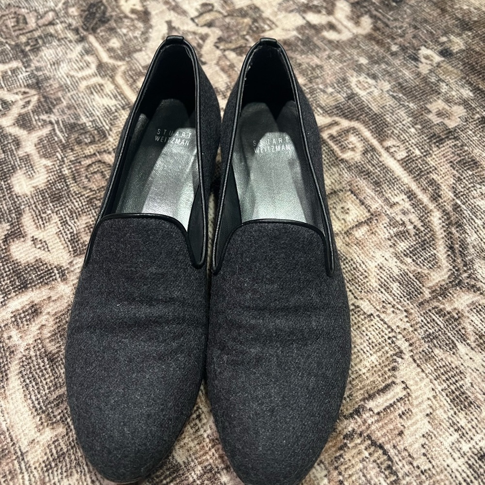 Stuart Weitzman Charcoal Gray Men's Loafers